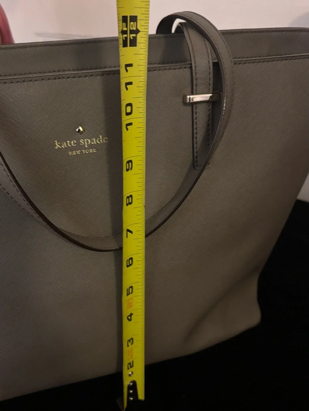*NEW* Kate Spade New York Large Gray Tote Bag Saffiano Leather - Never Used